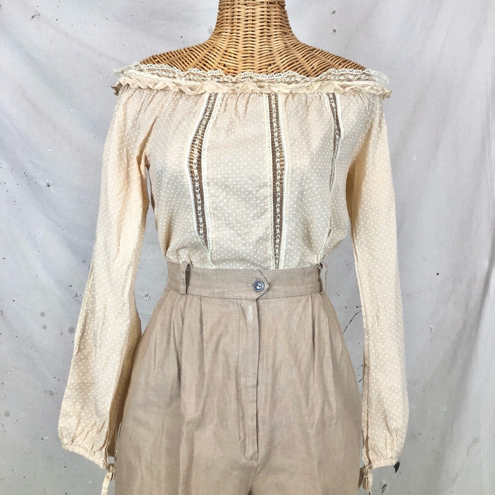 Maje Cotton Off-Shoulder Peasant Blouse